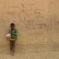 Ce mur m\'intrigue, 2010, Mohamed Camara