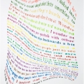 Färgad text, 2010, Patric Larsson
