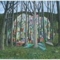 Färgklump i skog, 2011, Patric Larsson