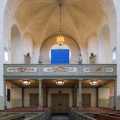Rickard Sollman, The sibling (blue). Installation in  church Hedvig Eleonora, Stockholm, 2014