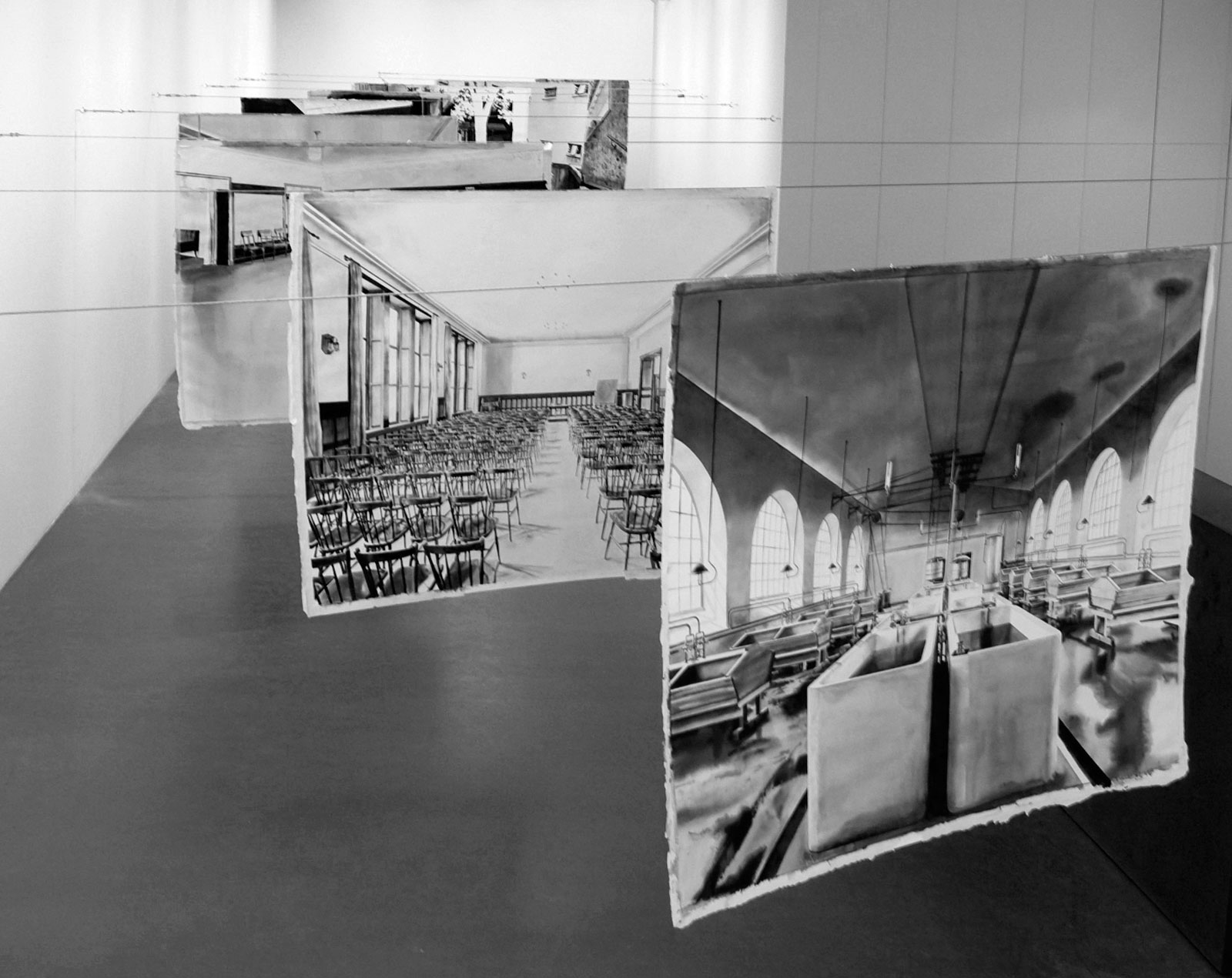 Kristina Bength, "Transpositions in the Image of a Name", 2009 Installation view, Galleri Flach