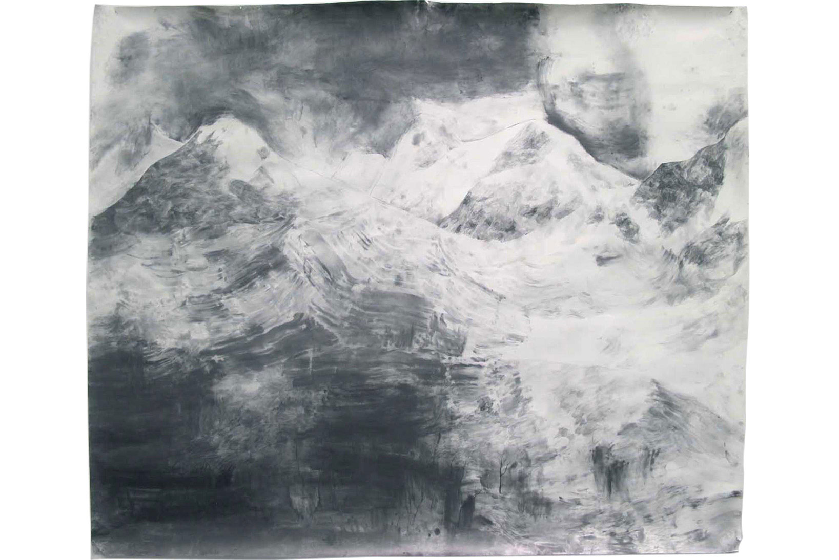 Julia Selin, "Drömtiden", 2012, cryon on paper, 242 x 272