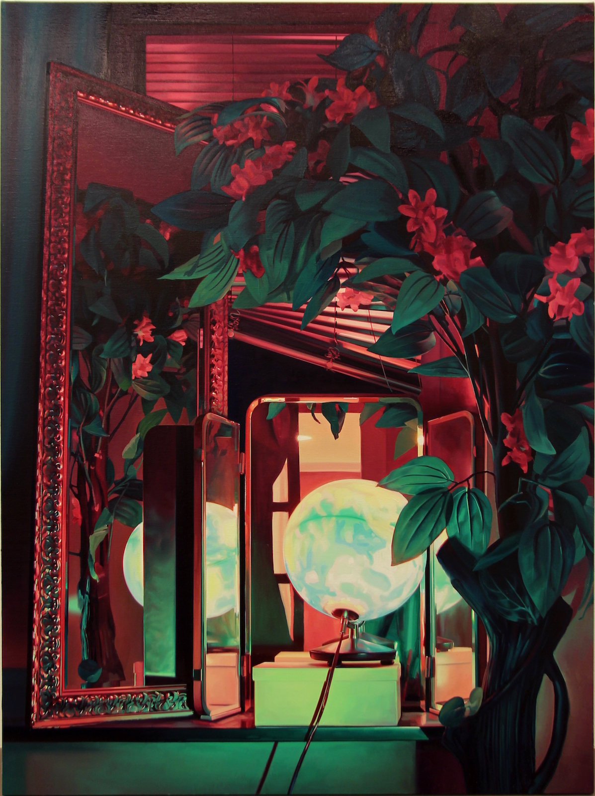 Pauliina Pietilä, "Still Life", 2016, oil on canvas, 160 x 120 cm