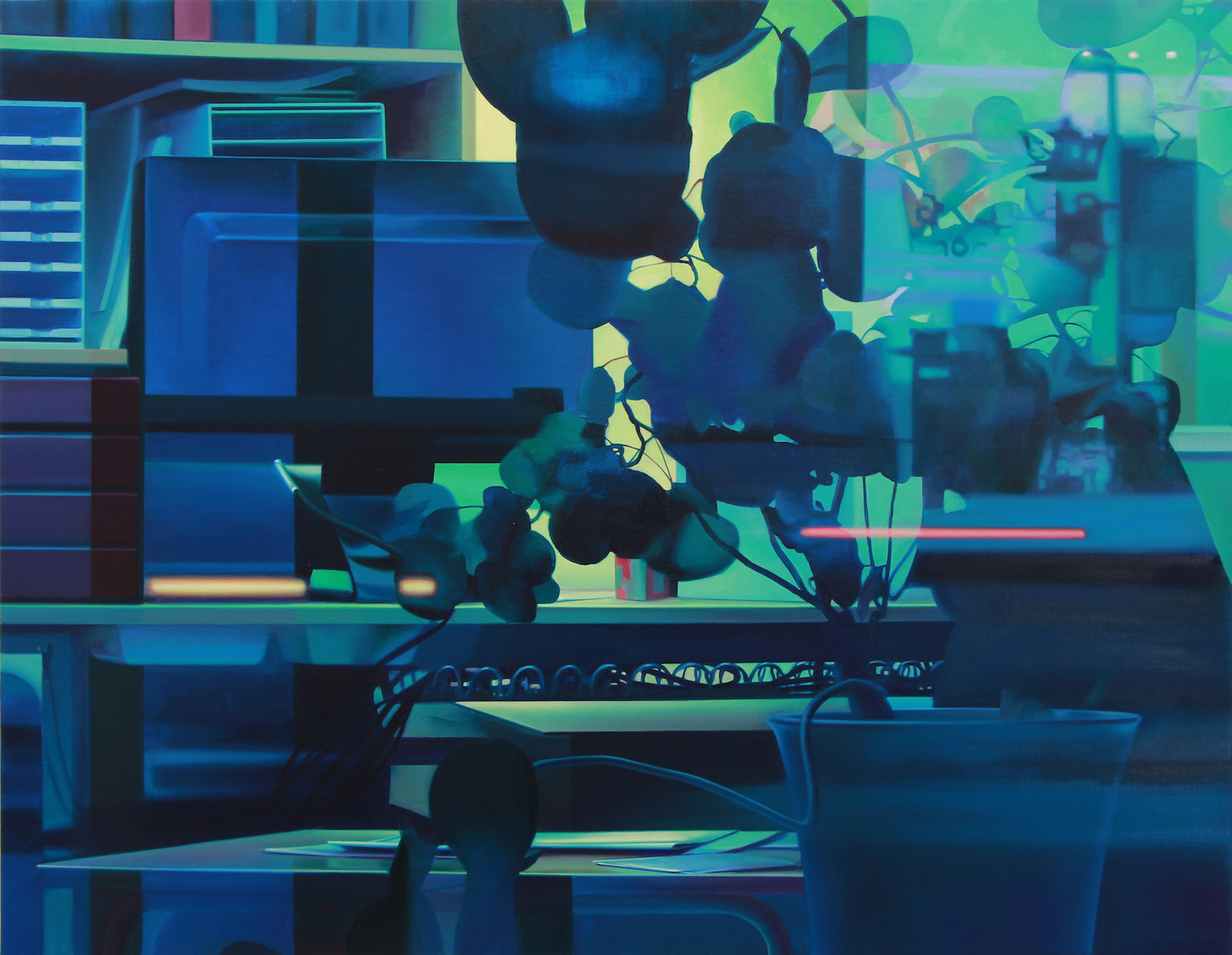 Pauliina Pietilä, "Vintern" (The Winter), 2015, oil on canvas, 105 x 135 cm