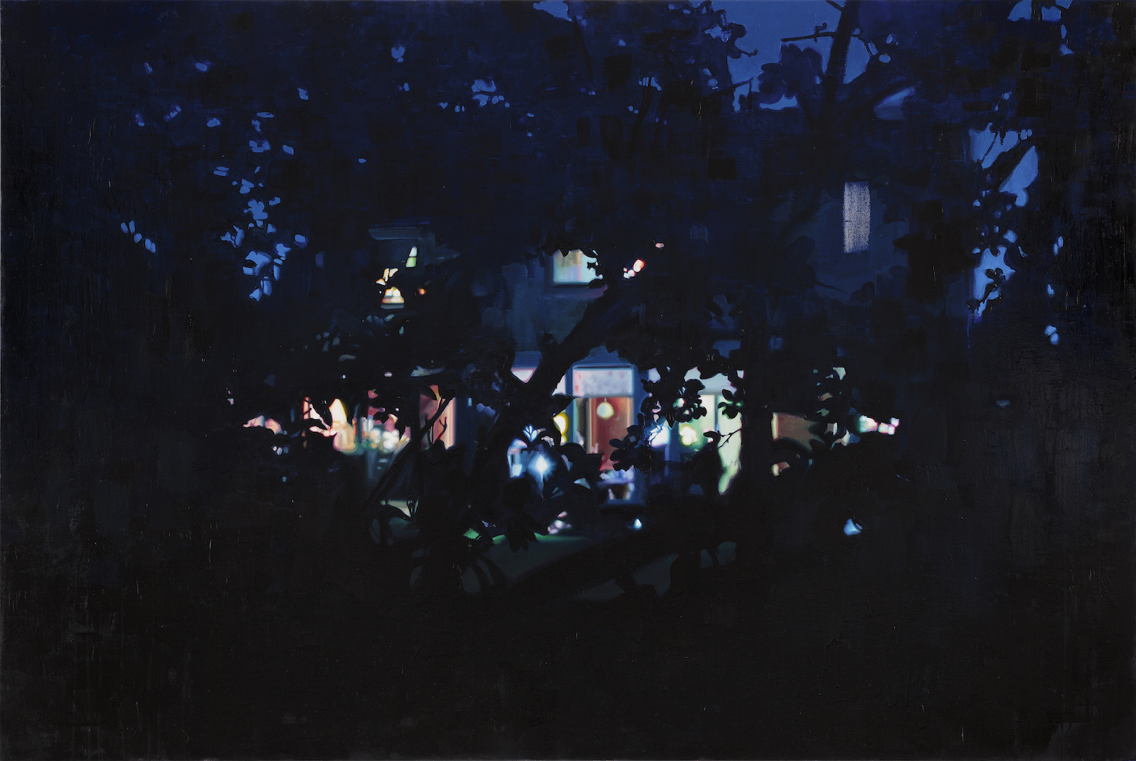 Pauliina Pietilä, "Huset" (The House), oil on canvas, 116 x 160 cm