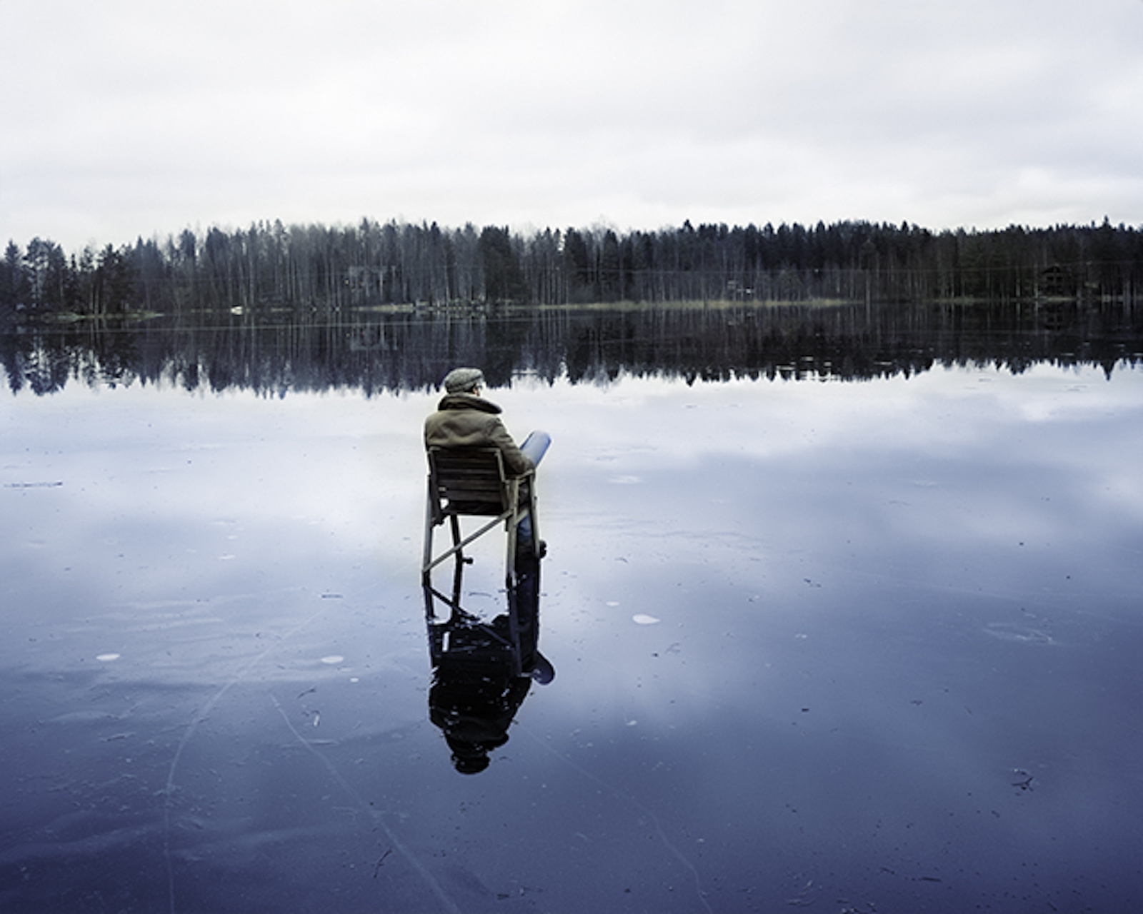 Ville Lenkkeri, "On the Thin Ice of Remembrance", 2016, pigment ink print, one copy in five sizes