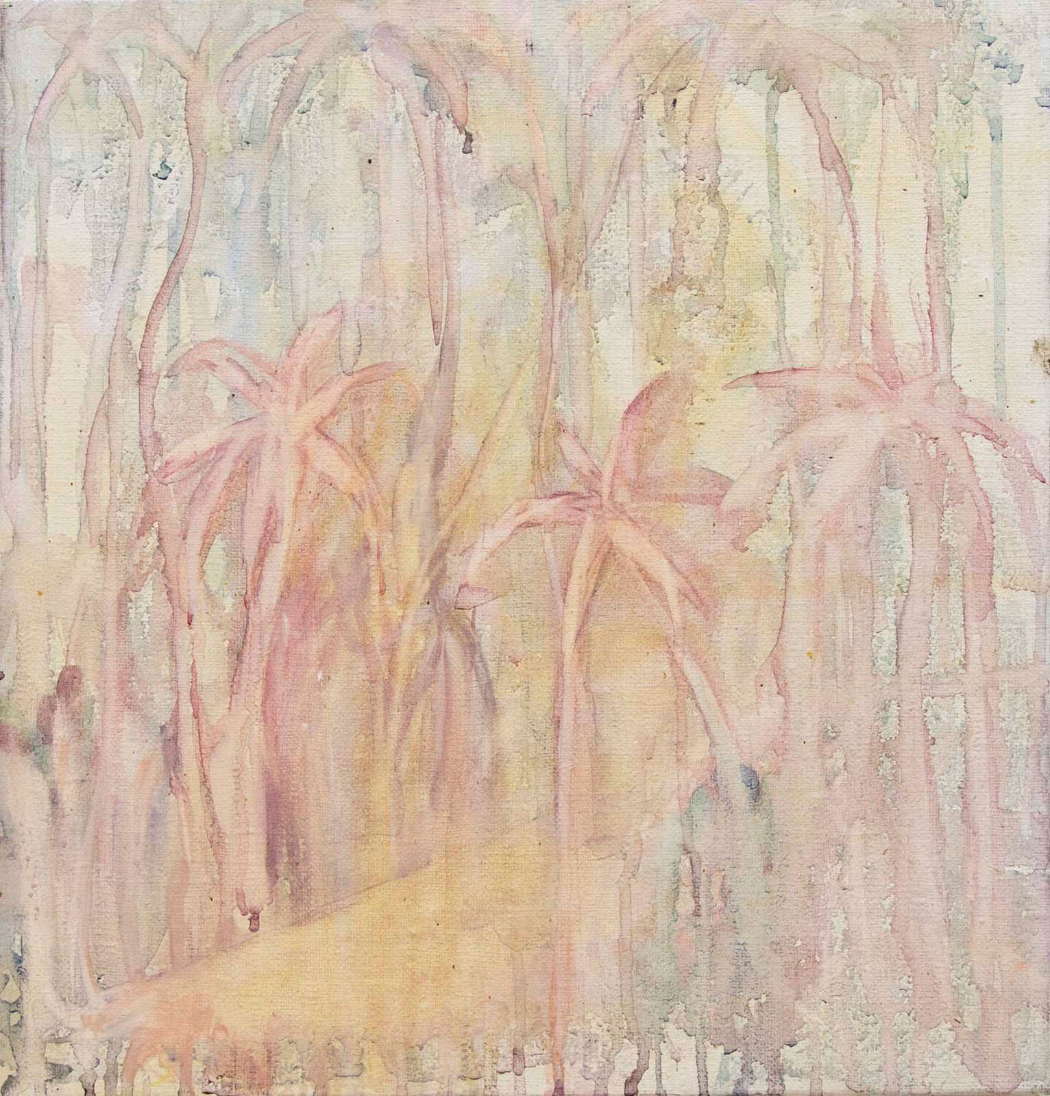 Johanna Fjaestad, "Pale Pink", 2015, water color on paper, 37 x 35 cm