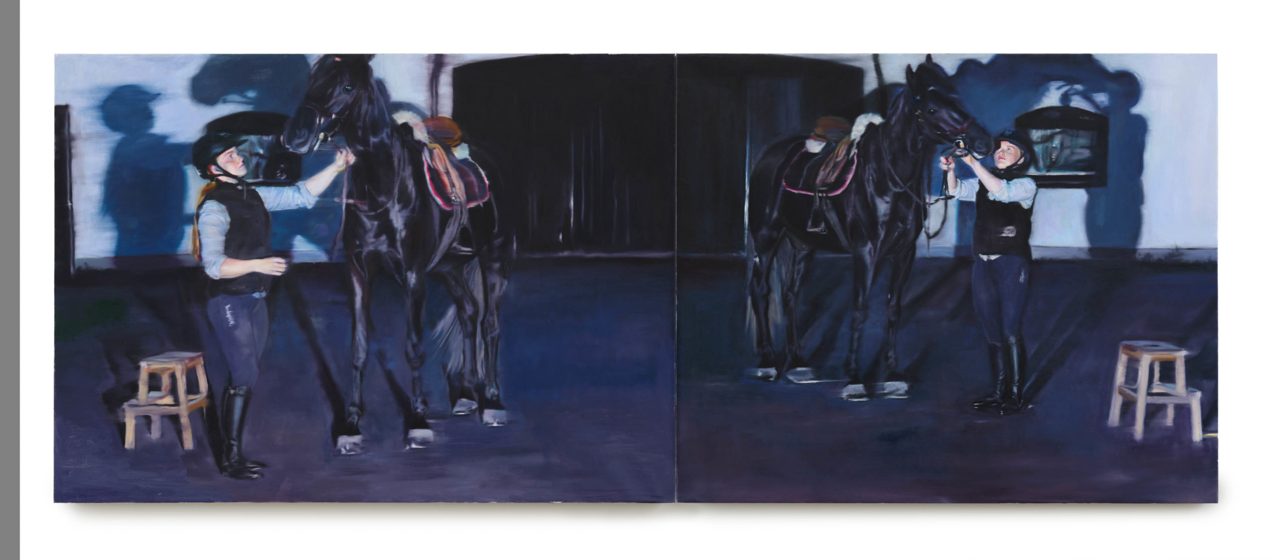 Blackgate 1 & 2. 2024
Oil on canvas
92 x 129 / 92 x 112 cm