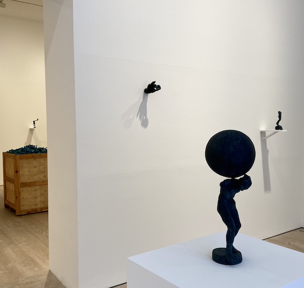 Installation view: "Asterism", Galleri Flach, 2024.