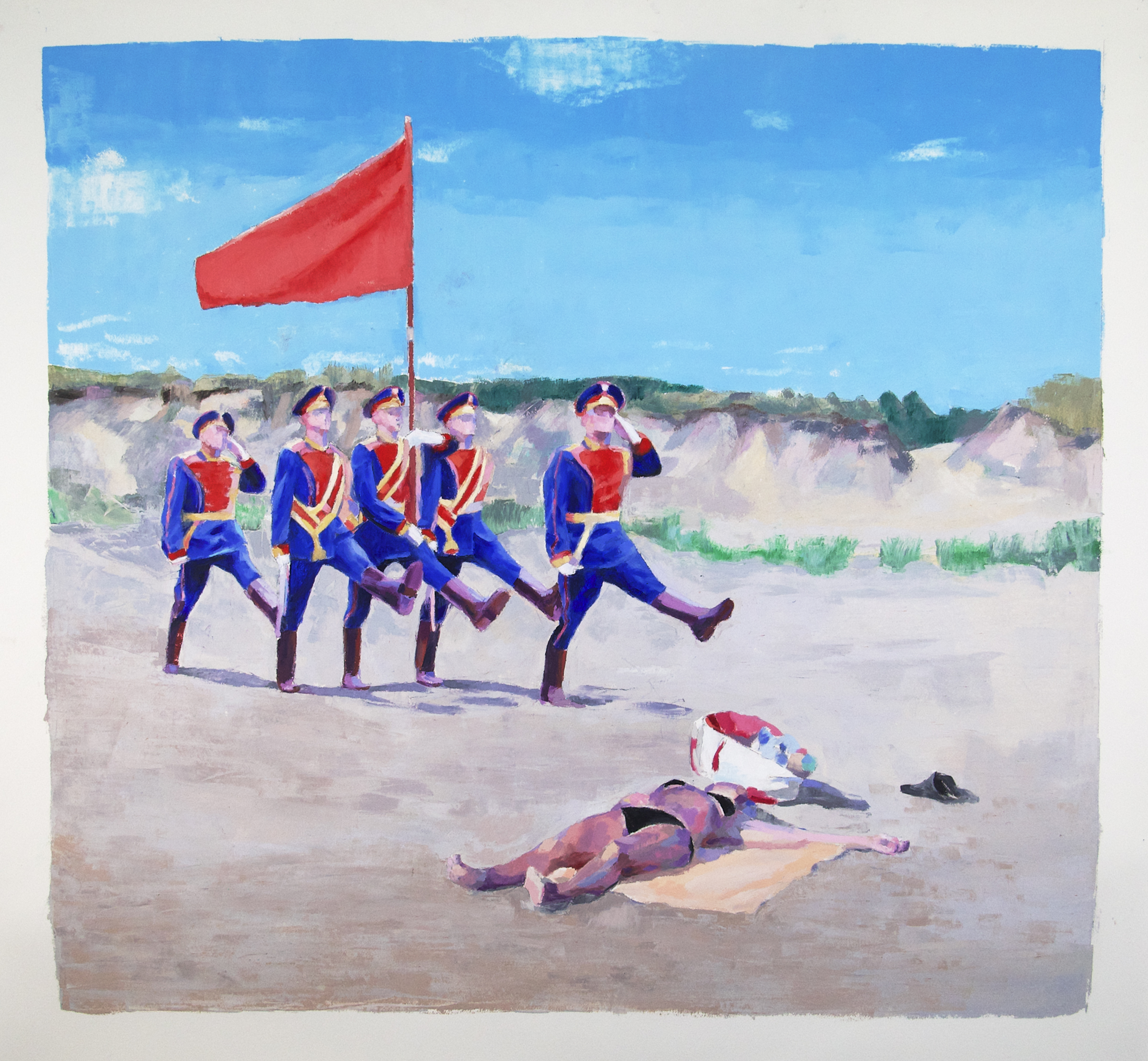 Pontus Raud, ”Skisser från Stranden”, 28/8 – 22/9 2021, Ateljén, Konstakademien