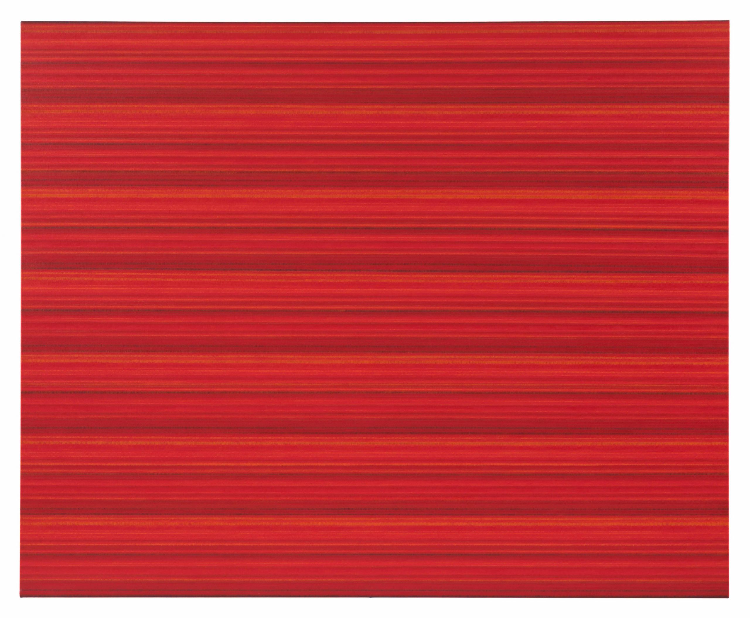 Ande och Materia / Mind and Matter, april 2020. Rickard Sollman, "Syskonet (röd)", 2013, oil on canvas