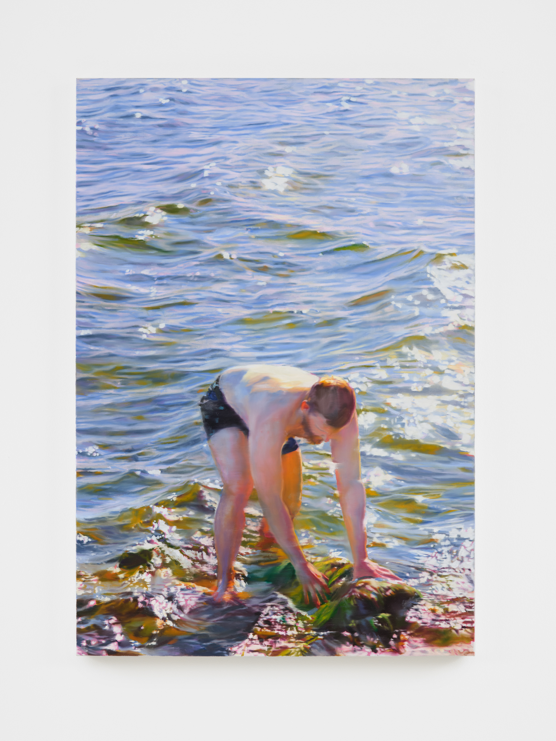 "Ascending", 2023. Oil on canvas,
112 x 77 cm