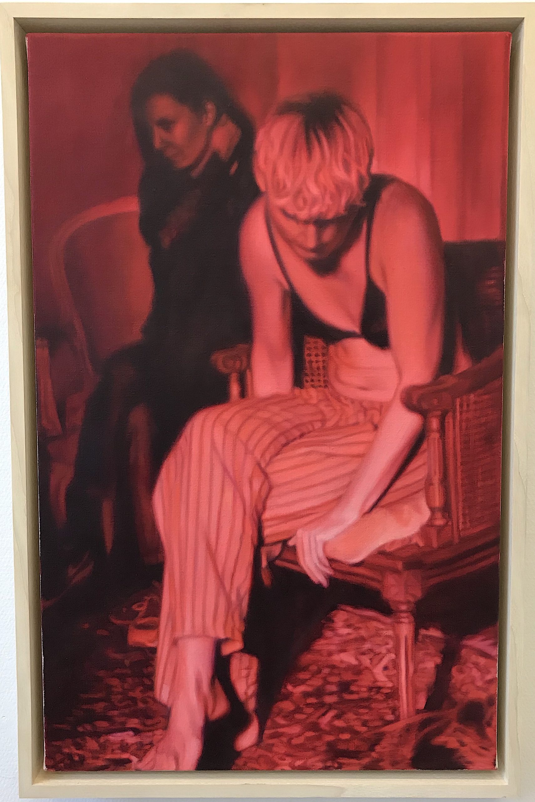From the series: "YL": (2020 - 2021).
"YL II", 2020. Oil on canvas, 51 x 32 cm. Photo: Jean Baptiste Béranger
