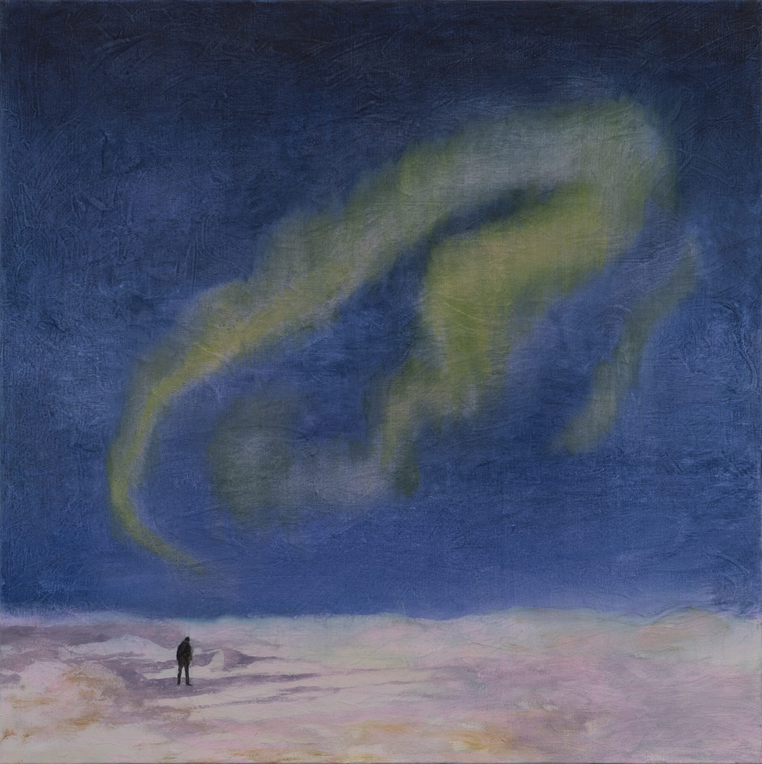 Martin Ålund, "Afterimage xVII", 2026
Oil and charcoal on canvas, 80 x 80 cm