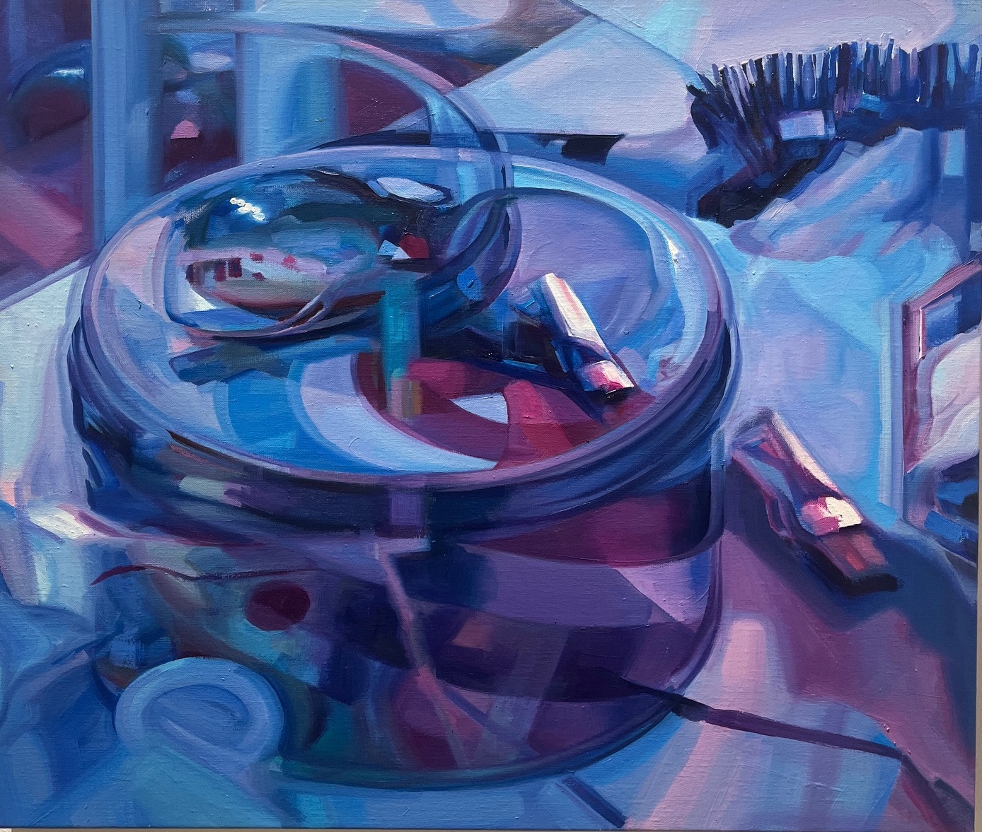 Pauliina Pietilä:
MY STASH, 2024
Olja på duk
55 x 65 cm