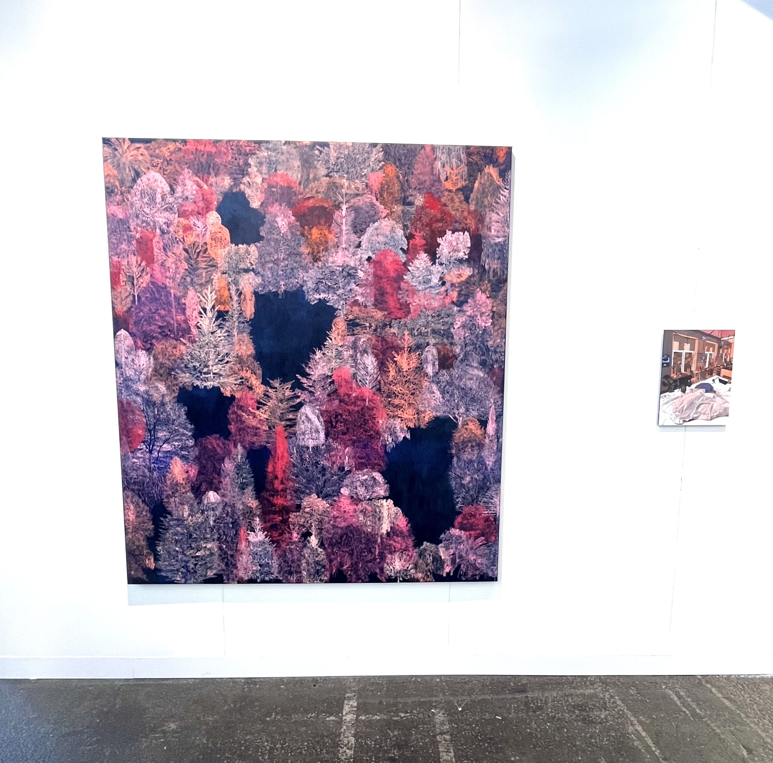 Enter Art Fair, 2026. Lisa D Manner, "Meander", oil on canvas, 180 x 160 cm