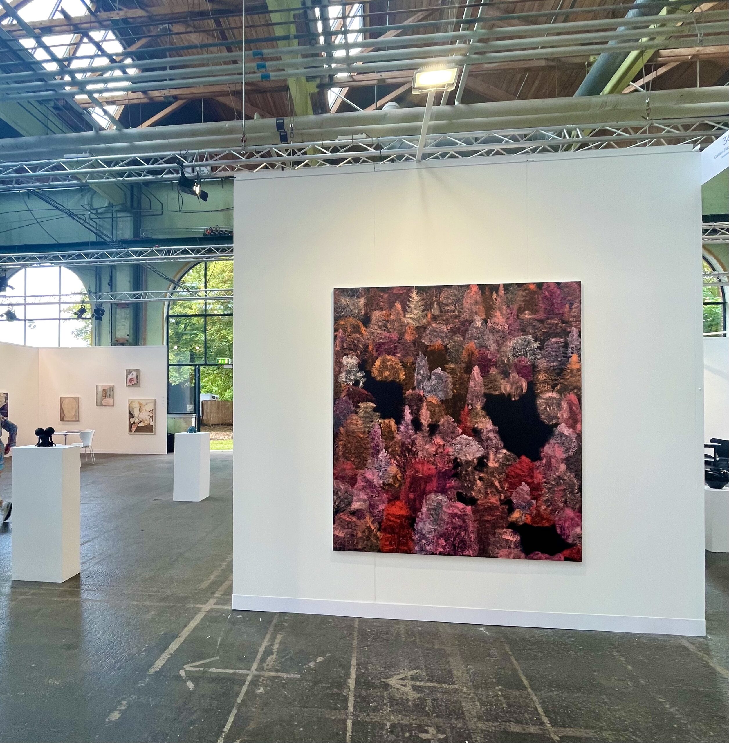 Enter Art Fair, 2026. Lisa D Manner, "Inlands", 2025, oil on canvas, 180 x 160 cm.