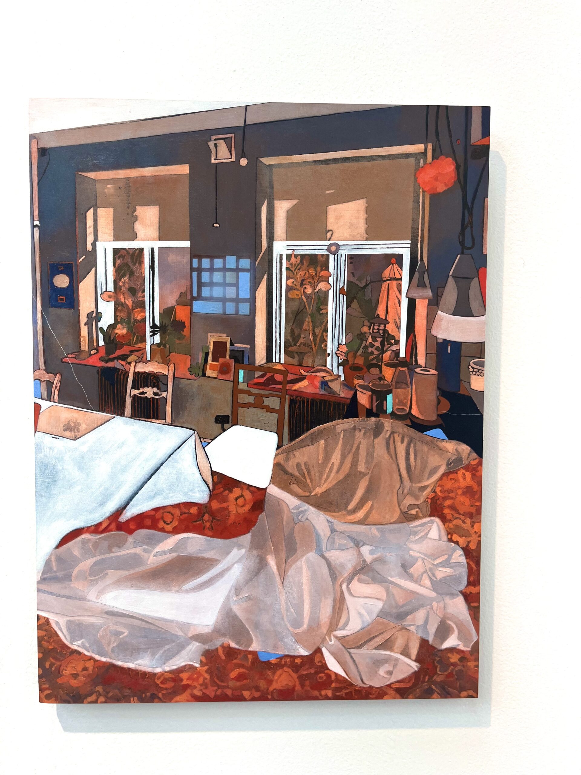 Lisa D Manner: Sun Tan II, 2025. Oil on panel
40 x 30 cm