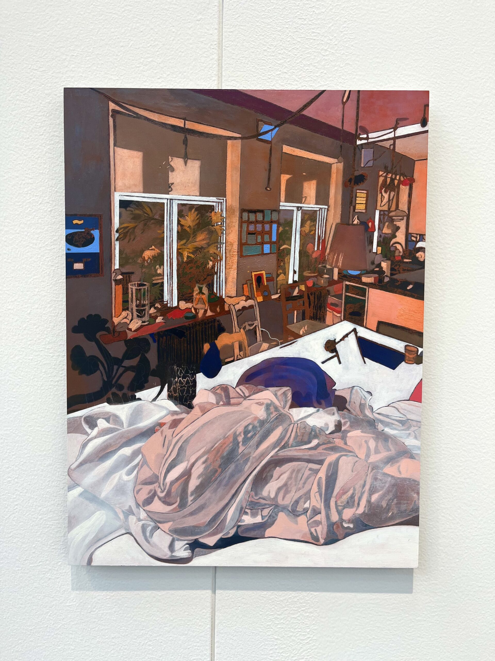 Lisa D Manner: "Peach Softener", 2025
Oil on panel
40 x 30 cm